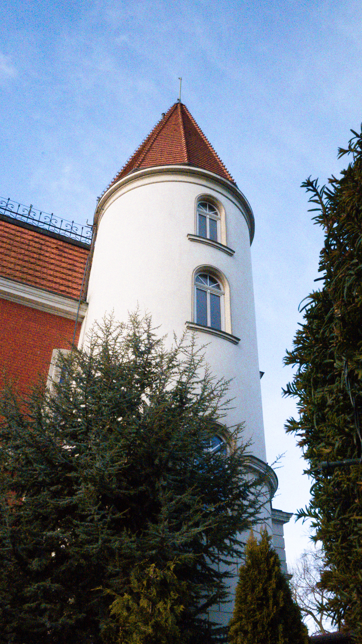 widok na wieżę villi red