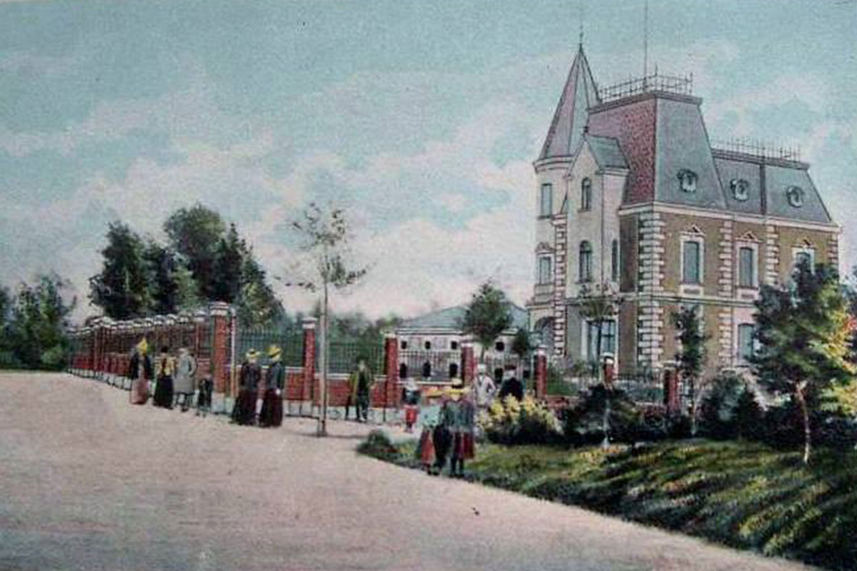Litografia przedstawiająca Villę Red w 1903 roku